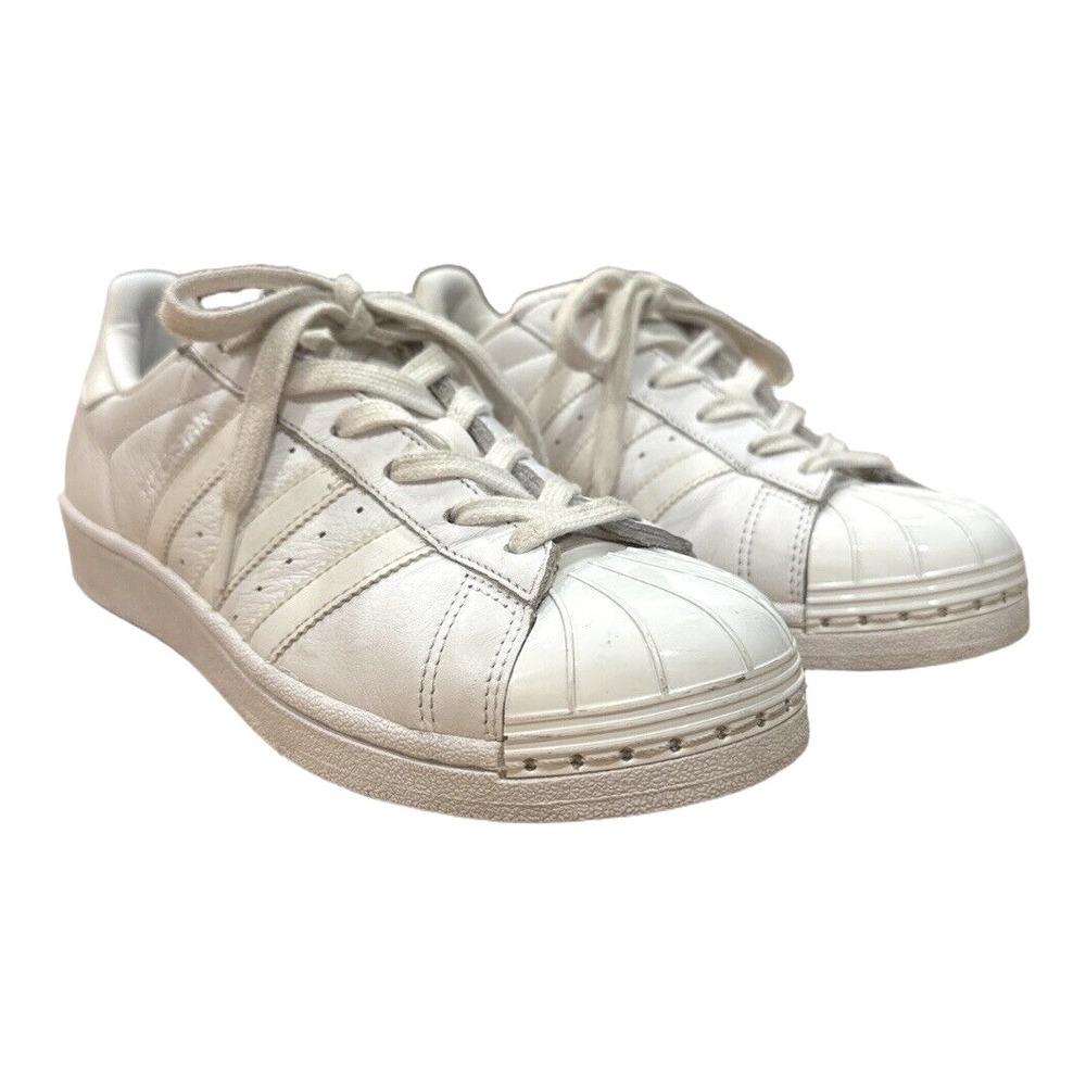 Adidas Originals Superstar Metal Toe Triple White Women BY9751 Sneakers‎ 7.5
